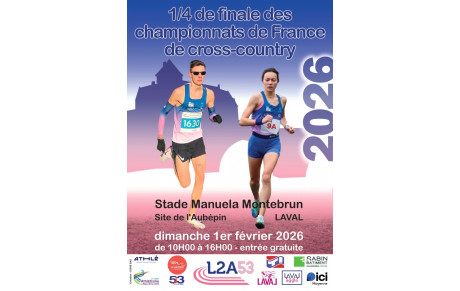 1/4 de finale championnat de France de cross
