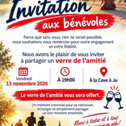Pot des bénévoles du JMA
